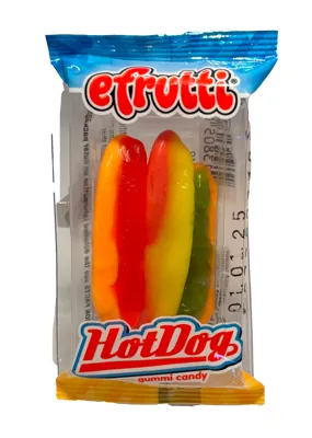 Ft Efrutti Gummi Hot Dog 9g