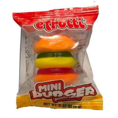 Ft Efrutti Gummi Mini Burger 9g
