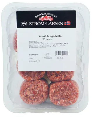 Strøm-Larsen Smash Burgerboller 450g