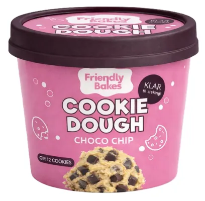 Fruityfriendly Cookie Dough Choco Chip Fryst 300g