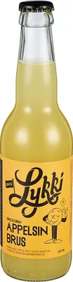 Lykki Appelsinbrus Økologisk 0,33l Fl