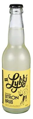 Lykki Sitronbrus Økologisk 0,33l Fl
