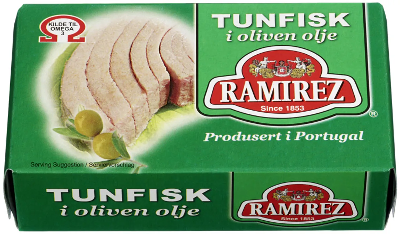 TUNFISK I OLIVENOLJE 120G RAMIREZ