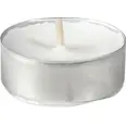 CANDLE WHITE SMALL 50PCS