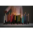 BLUE CANDLE 25CM ANTIQUE50STK