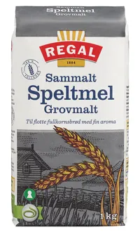 REGAL SPELTMEL SAMMALT GROVT 1KG