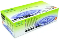 ENGANGSHANSKER LATEKS, PUDDERFRI OFF-WHITE FARGE STR S