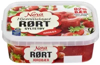 JORDBÆRSYLTETØY RØRTE 280G NORA