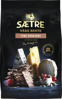 SÆTRES BESTE FIN RUGKJEKS 100G
