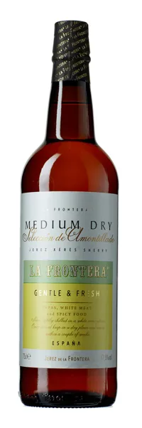 LA FRONTERA AMONTILLADO MEDIUM DRY 17,5% 75CL