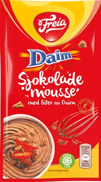 SJOKOLADEMOUSSE DAIM 100G FREIA