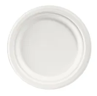 TALL.PAPP FLAT17CM FIBER HVIT 50PK