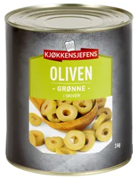 OLIVEN, GRØNNE SKIVER KJØKKENSJEFEN