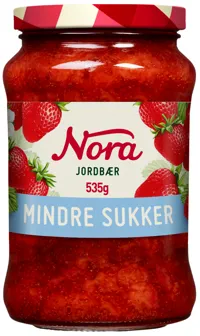 JORDBÆRSYLTETØY LETT 535G NORA