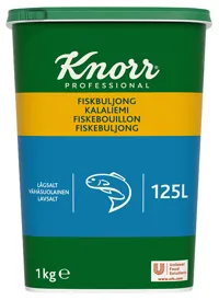KNORR FISKEBULJONG LAVSALT 1KG 125L