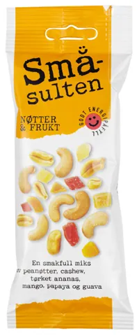 SMÅSULTEN NØTTER&FRUKT 60G