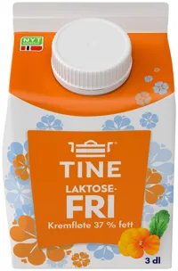 LAKTOSEFRI KREMFLØTE 37% 3DL TINE
