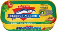 STABBUR-MAKRELL TOMAT&BASILIK 110G