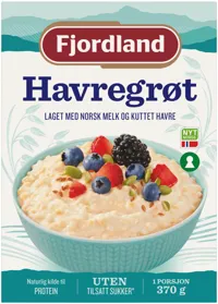 HAVREGRØT 1 PORSJON 370G FJORDLAND