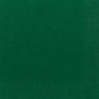 SERVIETT 3LAGS 40CM MØRK GRØNN 125X8STK