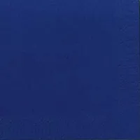 SERV.3L 40CM MØRK BLÅ 125X8STK