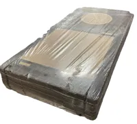 PIZZAESKER 41X41CM BRUN/HVIT 24B 50 STK