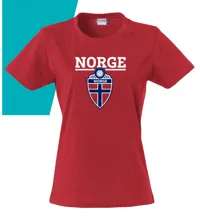 Norge Dametopp Rød L