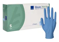 HANSKE NITRIL ABENA CLASSIC PF BLÅ S 150STK