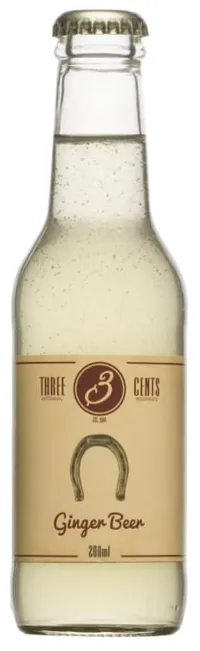 THREE CENTS GINGER BEER 24X20CL