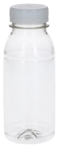 PLASTFLASKE PET MED KORK 250ML 210STK