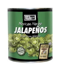 WANTED JALAPENOS GRØNN 2,8 KG