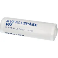 AVFALLSPOSE 60L HVIT