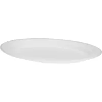 Bagassetallerken Hvit 26x19cm 50pk