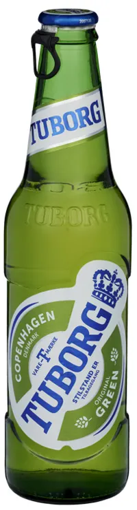 TUBORG GRØNN FLASKE 0,33L