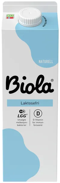 BIOLA SYRNET LETTMELK 1000G TINE