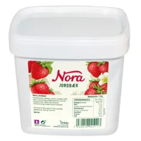 JORDBÆRSYLTETØY 1 KG NORA