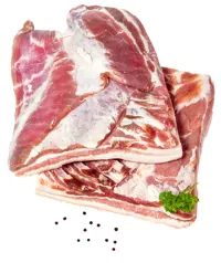 LETTSALTET SIDEFLESK U/BEN KURAAS