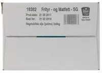FRITYR-OG MATFETT SG 2X5 KG IDUN