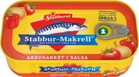 STABBUR-MAKRELL HAKKET I SALS 110G