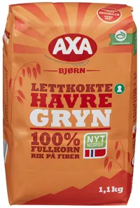 HAVREGRYN LETTKOKTE 1,1KG AXA