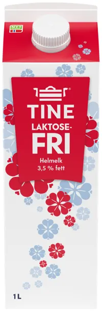 LAKTOSEFRI HELMELK 1L TINE