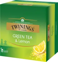 TWININGS GRØNN TE SITRON 100BG
