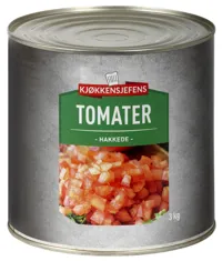 TOMATER HAKKEDE 2550G KJØKKENSJEFENS