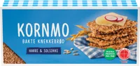 KORNMO KNEKKEBRØD HAVRE&SOLSIK 200G