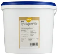 Kokte Egg I Lake Fra Frittgående Høns