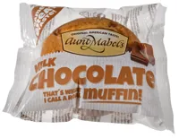 MUFFINS MILK CHOC 100G AUNT MABELS