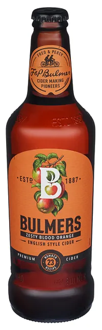 BULMERS ZESTY BLOOD ORANGE 0.50L FL