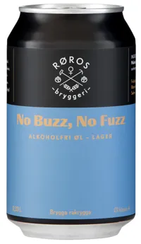 No Buzz No Fuzz Alkoholfri Øl 0.33l Bx Fra Røros Bryggeri