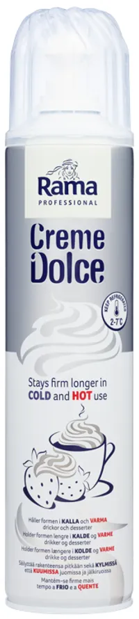 CREME DOLCE TOPPING (SPRAYKREM) 500ML RAMA PROFESSIONAL