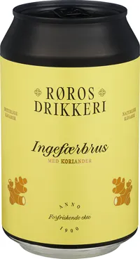 Ingefærbrus Fra Røros Mineralvann 33cl